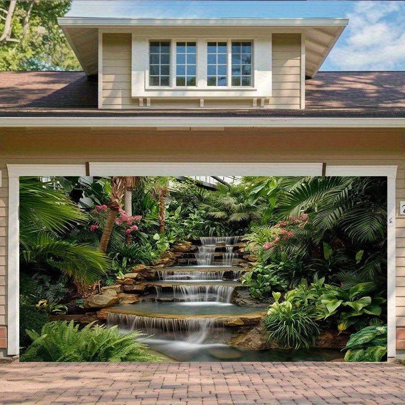Wandteppich mit Wasserfall-Gar – Spa Wellness Center Bewertung und Preis