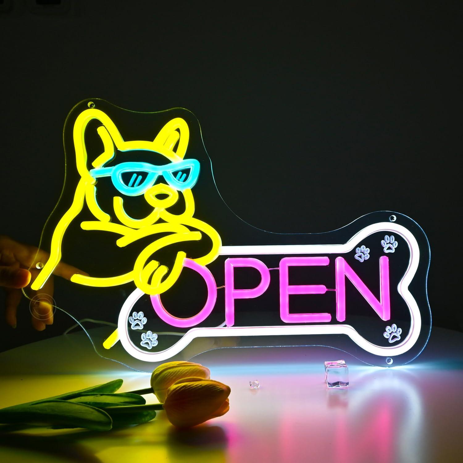 Neon-Schild 'Pet Shop Open' mi – Spa & Wellness Hotel Paradiso Bewertung und Preis