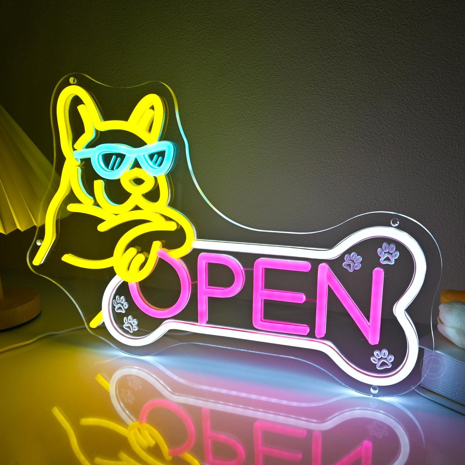 Neon-Schild 'Pet Shop Open' mi – Spa & Wellness Hotel Paradiso Bewertung und Preis