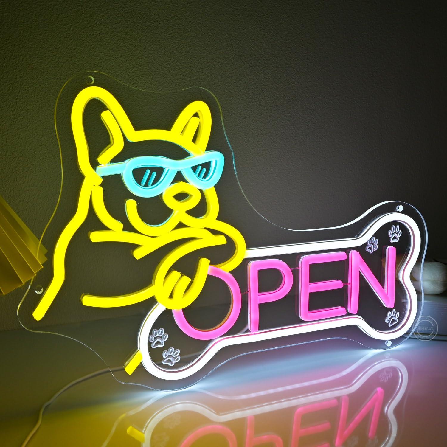 Neon-Schild 'Pet Shop Open' mi – Spa & Wellness Hotel Paradiso Bewertung und Preis