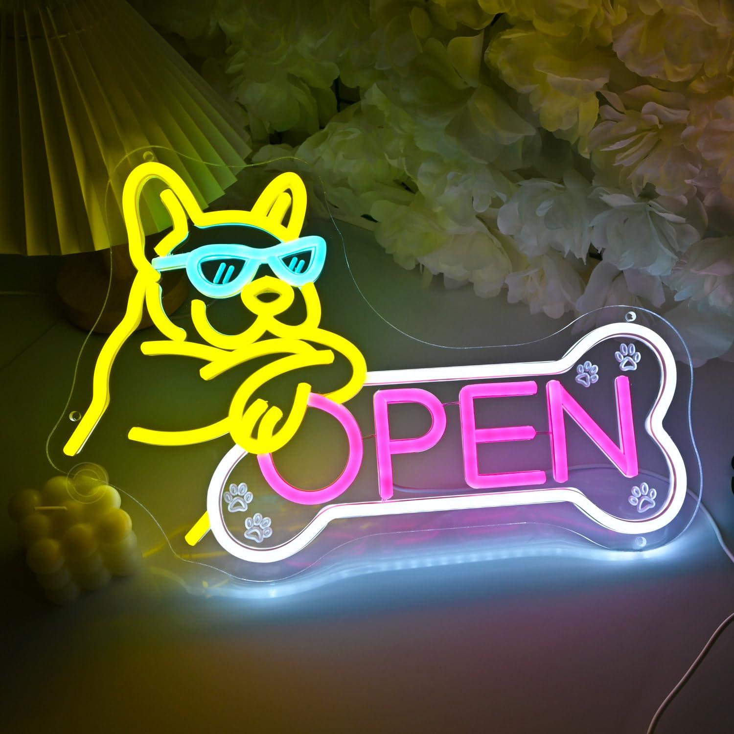 Neon-Schild 'Pet Shop Open' mi – Spa & Wellness Hotel Paradiso Bewertung und Preis